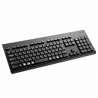 ＢＴ無線キーボード　メンブレン　洗える　ブラック