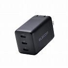 ＵＳＢ充電器　Ｃ×３　６７Ｗ　急速充電　ブラック