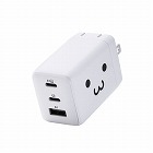ＵＳＢ充電器　Ｃ×２　Ａ×１　６７Ｗ　しろちゃん