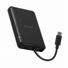モバイルバッテリー５０００ｍＡｈ　一体型　ブラック