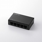 スイッチングハブ　５ポート　メタル筐体　ブラック