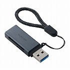 メモリカードリーダー　直挿し　ＳＤカード　ブラック