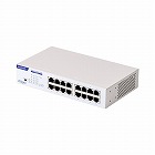 Ｇｉｇａ対応１６ポートスイッチ（金属筐体電源内蔵）