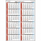 ２６年エコカレンダー壁掛Ａ２年間ポスター