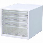 ＨＳ‐９１８　レターケース　浅３深１段　ホワイト