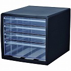 ＨＳ‐９１９　レターケース　浅３深１段　ブラック