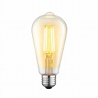 ＬＥＤ調光電球　高演色ＳＴ形４０Ｗ電球色　アンバー