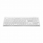 ワイヤレスキーボード　フル　マルチ接続　ホワイト