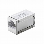 ＬＡＮケーブル　延長コネクタ　Ｃａｔ６Ａ　シルバー