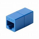 ＬＡＮケーブル　延長コネクタ　Ｃａｔ６Ａ　ブルー