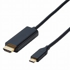 ＵＳＢ‐Ｃ　ＨＤＭＩ　変換ケーブル　２ｍ　ブラック