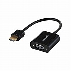 変換アダプタ　ＨＤＭＩ　ＶＧＡ　ブラック