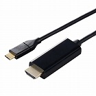 ＵＳＢ‐Ｃ　ＨＤＭＩ　変換ケーブル　２ｍ　ブラック