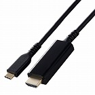 ＵＳＢ‐Ｃ　ＨＤＭＩ　高耐久変換ケーブル　１ｍ　黒