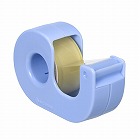 セロテープ小巻カッター付　スノーブルー