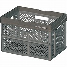 折りたたみバスケットＭ　グレー×１０