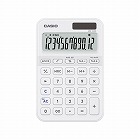 カシオ　カラフル電卓　ミニジャスト　ホワイト