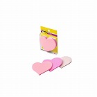 強粘着シルエットノート　ハートＳＳＳ‐ＨＥＵ