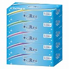 エルモア水に流せるティシューペーパー５個×４