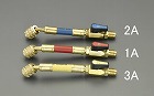 １５ｃｍ／Ｒ３２Ｒ４１０Ａ　ボールバルブ付チャージホース（赤）