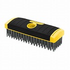 ５７ｘ１７７ｍｍ　ワイヤーブラシ（カーボンスチール・６列）