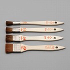 ４本組　ラック・ニス用刷毛セット