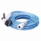 １２／２０ｍｍｘ１０ｍ　ウォーターホース（スプレーノズル付／糸入り）