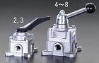 Ｒｃ　１／４”　四方向手動切替バルブ