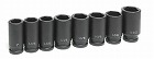 ３／４”ＤＲ／１”‐１・１／２”／８個組　インパクトディープソケット