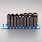 １／２ＤＲ”　１６個組　インパクトディープソケットセット（メトリック）