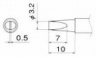 ３．２ｍｍ　交換用こて先