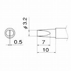 ３．２ｍｍ　交換用こて先