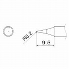 Ｒ０．２ｍｍ　交換用こて先