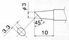 ３．０ｍｍ　交換用こて先