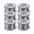 φ１．６ｍｍ／５０ｃｍ　鉛入りはんだ（６個）