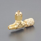 Ｆ１／４”ｘＦ１／４”ｘＦ５／１６”　Ｔ型アクセスバルブ（３個）