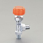 Ｒ　１／４”ｘＲ　１／４”　ニードルバルブ（アングル型）
