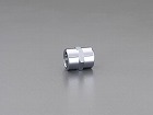 Ｒｃ１／２”ｘＲｃ１／２”　給水管用六角ソケット（クロムメッキ）