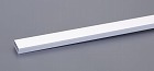 ３０ｘ１０ｍｍｘ１ｍ　アルミ平角パイプ（シルバー／ツヤ消／５本）