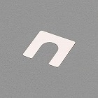 ６８ｘ　６８ｘ１．０　ｍｍ　ベース用シム（ステンレス製／１０枚）