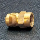ＮＰＴ１／４”ｘ　Ｆ３／８”　ハーフユニオン（ＮＰＴ‐Ｆｌａｒｅ）