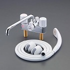 Ｇ１／２”　２ハンドルシャワー付混合栓