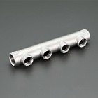 Ｒｃ３／４”ｘＲｃ１／２”　ヘッダー（４分岐／ステンレス製）