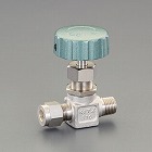 ６ｍｍ　ｘ　Ｒ１／４”　ニードルバルブ（ステンレス製）