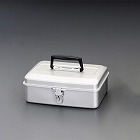 ２５０ｘ１６２ｘ　９３ｍｍ　工具箱（スチール製／シルバー）