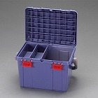 ５３８ｘ３５９ｘ３４７ｍｍ　収納ケース（ブルー）