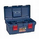 ４５０ｘ２４３ｘ２１０ｍｍ　工具箱（中皿付／青）