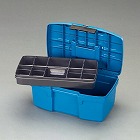 ４７５ｘ２８０ｘ２２０ｍｍ　工具箱（中皿付／青／ワンバックル）