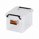 ２１０ｘ１６５ｘ１３０ｍｍ　収納ケース（バックル付／クリアー／６個）