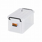 ３４５ｘ２０５ｘ１６５ｍｍ　収納ケース（バックル付／クリアー／６個）